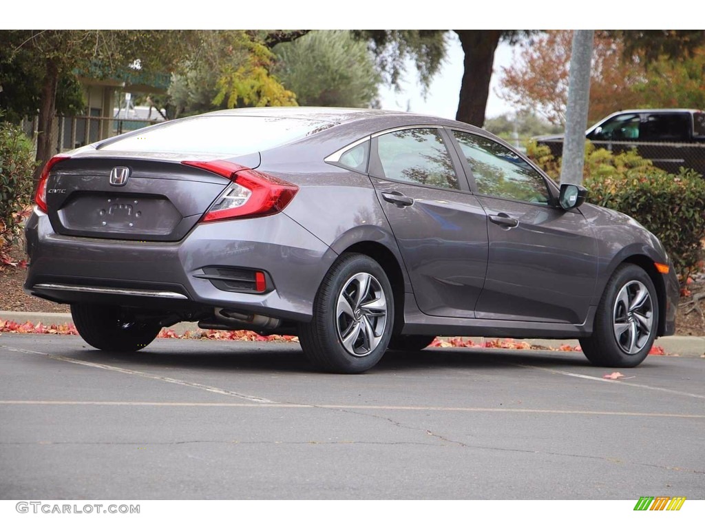 2021 Civic LX Sedan - Modern Steel Metallic / Gray photo #5