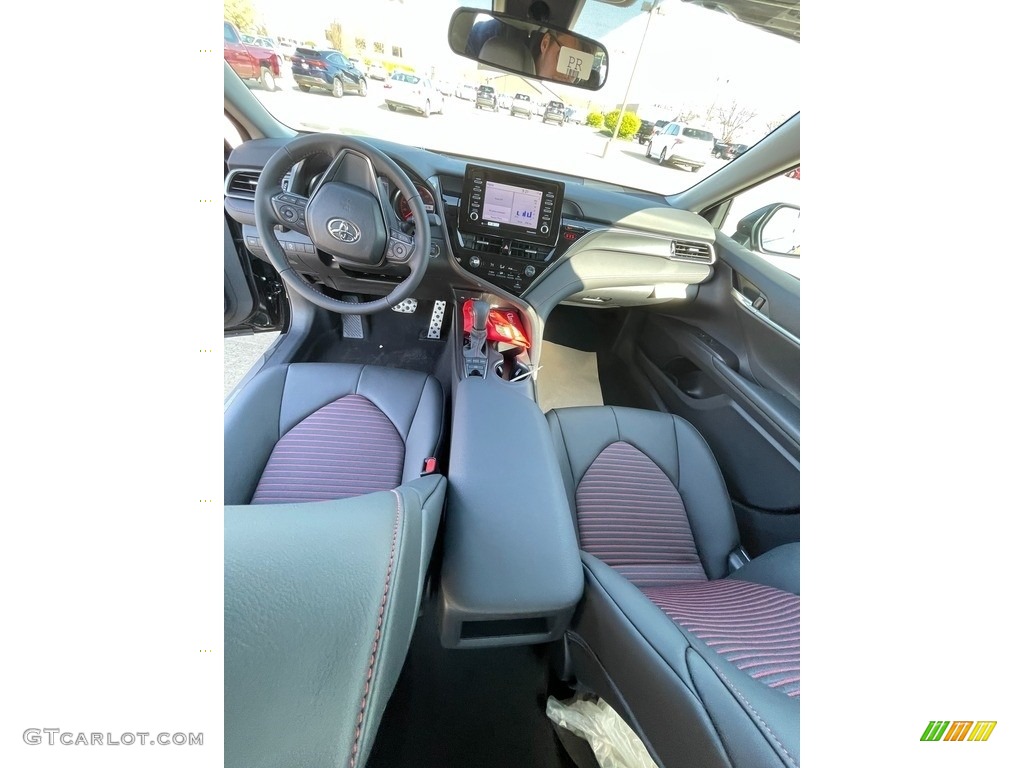 Black/Red Interior 2021 Toyota Camry TRD Photo #141778838