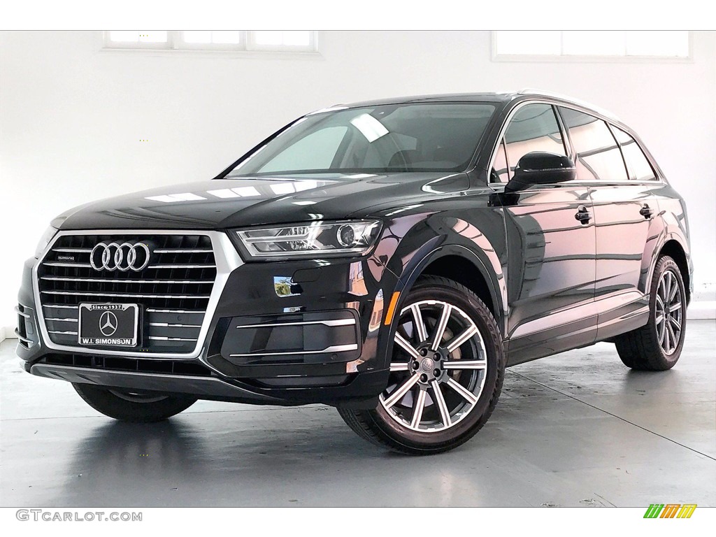 Night Black 2018 Audi Q7 3.0 TFSI Premium Plus quattro Exterior Photo #141778859