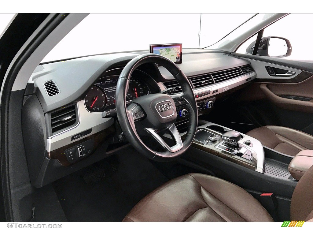 Nougat Brown Interior 2018 Audi Q7 3.0 TFSI Premium Plus quattro Photo #141778910