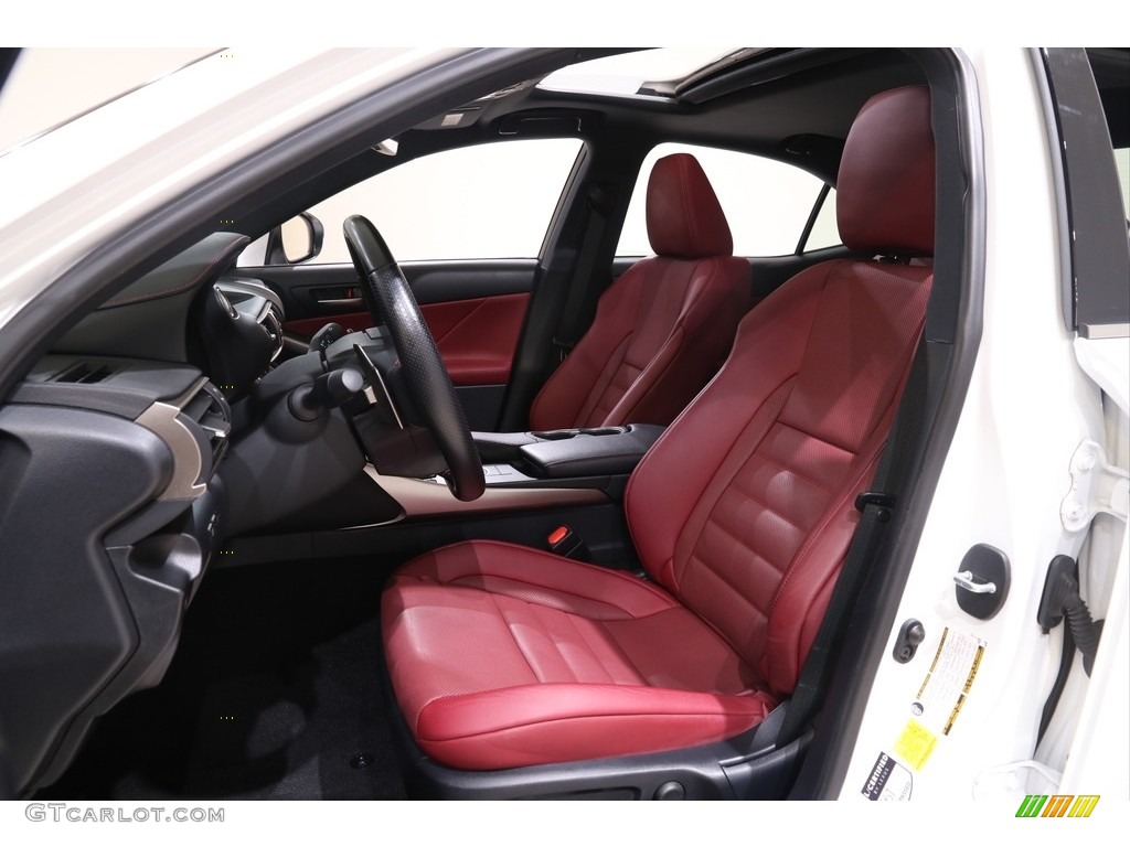 2019 IS 300 F Sport AWD - Ultra White / Rioja Red photo #5