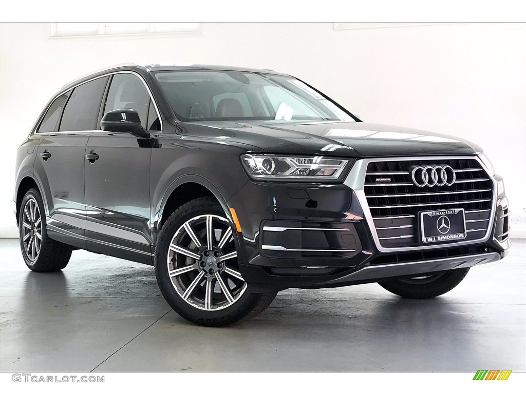 Night Black 2018 Audi Q7 3.0 TFSI Premium Plus quattro Exterior Photo #141779432