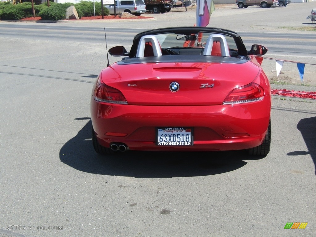 2011 Z4 sDrive30i Roadster - Crimson Red / Coral Red photo #3