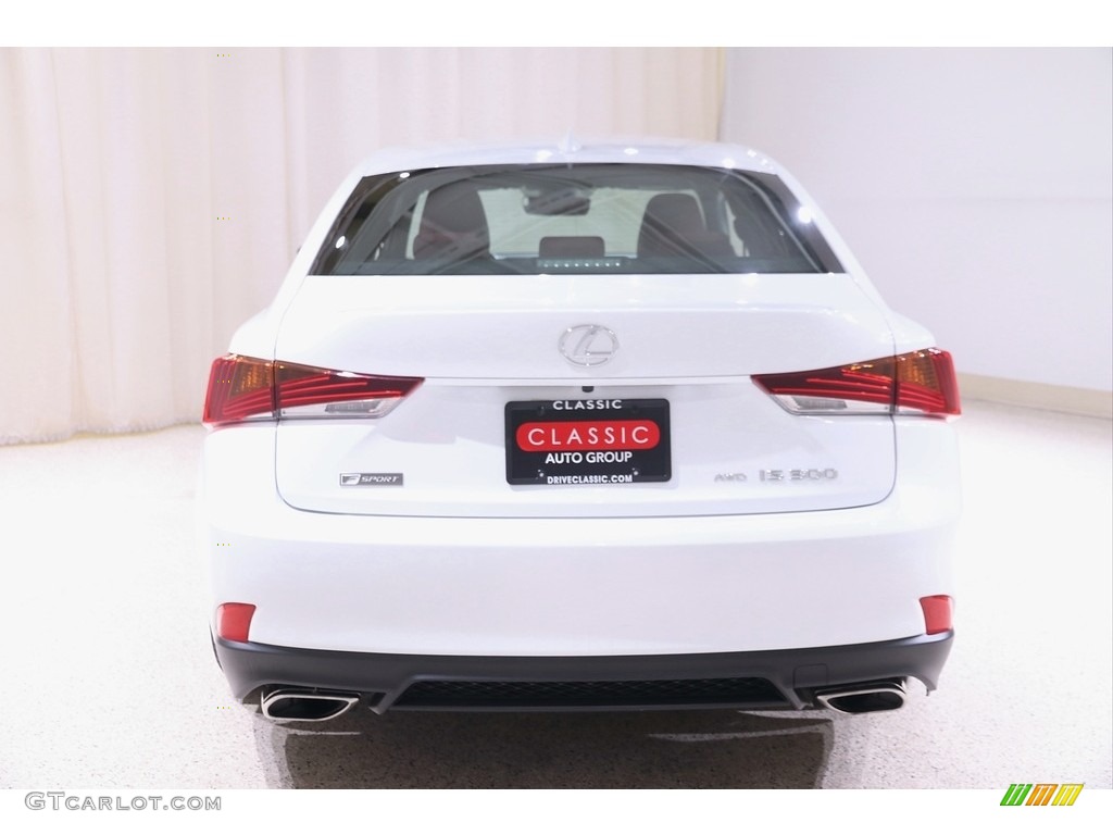 2019 IS 300 F Sport AWD - Ultra White / Rioja Red photo #18