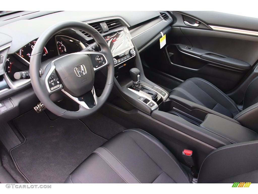 Black Interior 2021 Honda Civic Sport Sedan Photo #141779801
