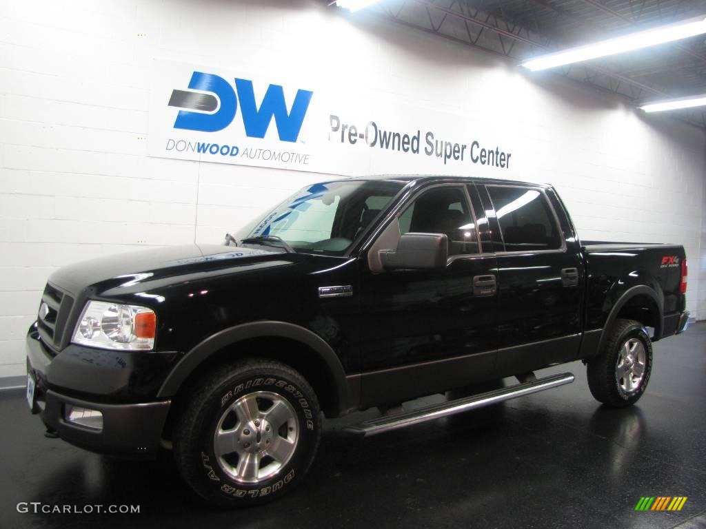 2004 F150 FX4 SuperCrew 4x4 - Black / Dark Flint photo #2