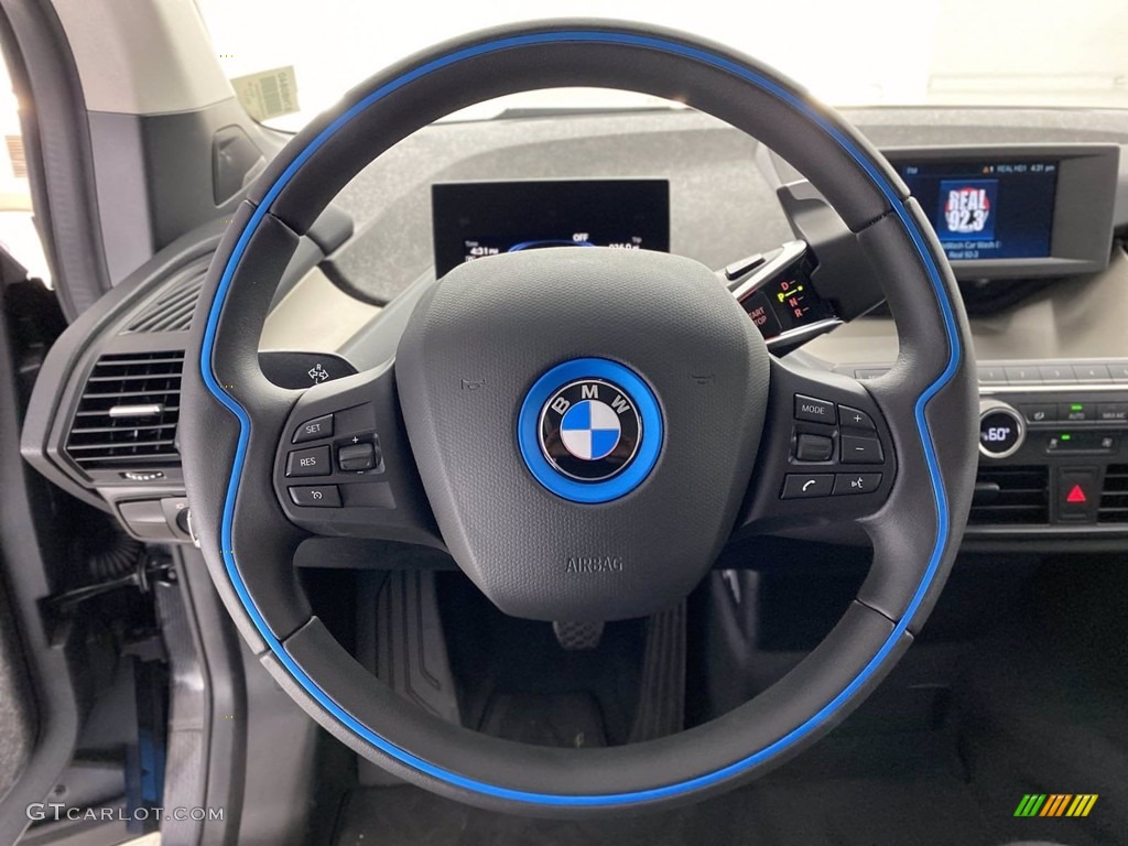 2021 BMW i3 Standard i3 Model Deka Dark Steering Wheel Photo #141781820