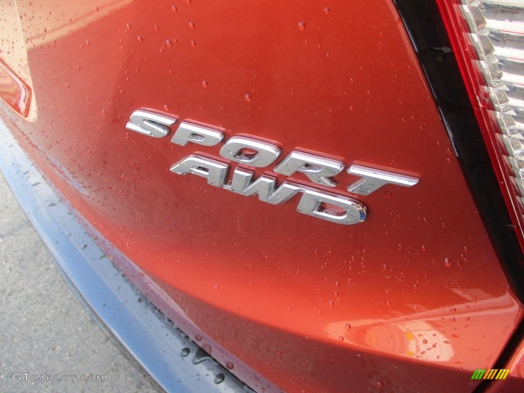 2019 HR-V Sport AWD - Orangeburst Metallic / Black photo #6