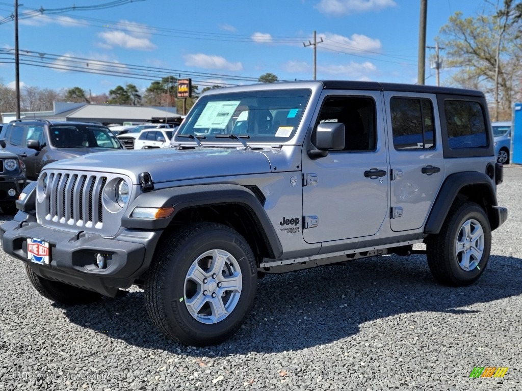 2021 Wrangler Unlimited Sport 4x4 - Billet Silver Metallic / Black photo #1