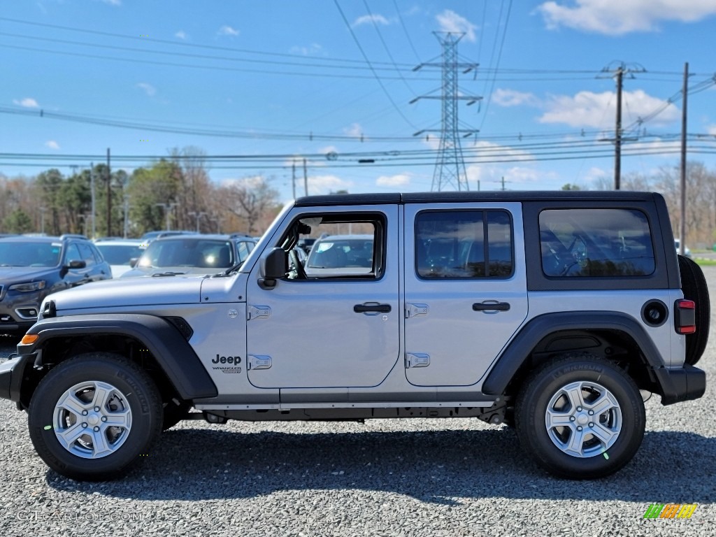 2021 Wrangler Unlimited Sport 4x4 - Billet Silver Metallic / Black photo #3