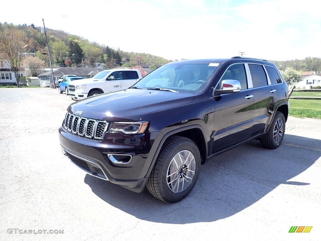 2021 Grand Cherokee Limited 4x4 - Sangria Metallic / Black photo #1