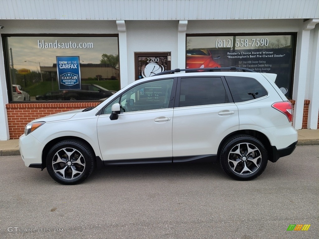 2014 Forester 2.0XT Premium - Satin White Pearl / Black photo #1