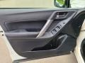 Black 2014 Subaru Forester 2.0XT Premium Door Panel