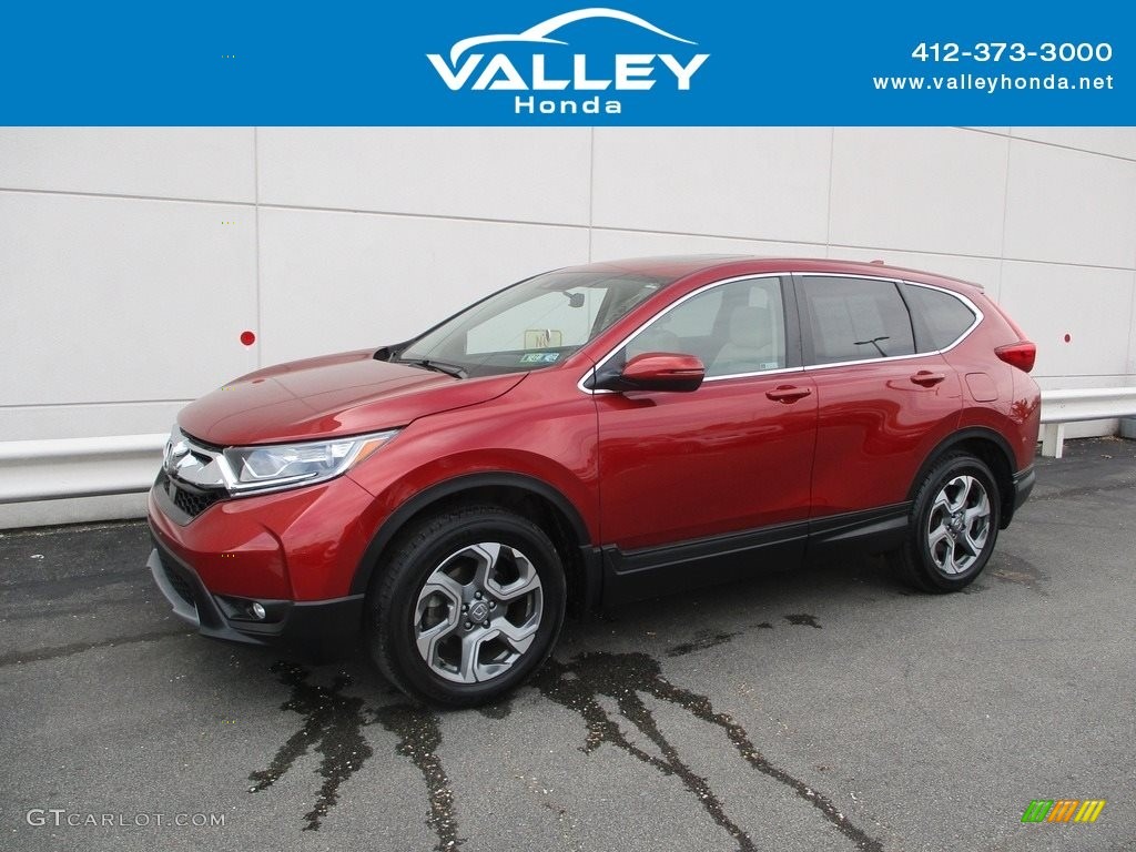 2019 CR-V EX AWD - Molten Lava Pearl / Ivory photo #1