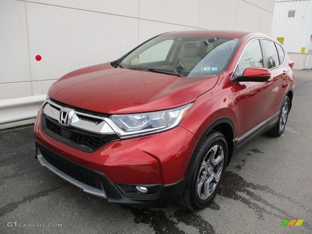 2019 CR-V EX AWD - Molten Lava Pearl / Ivory photo #9