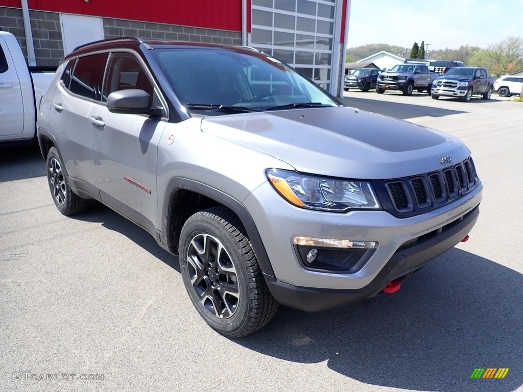 Billet Silver Metallic 2021 Jeep Compass Trailhawk 4x4 Exterior Photo #141783401