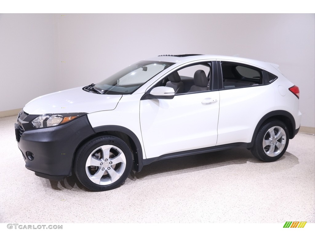 2016 HR-V EX AWD - White Orchid Pearl / Gray photo #3