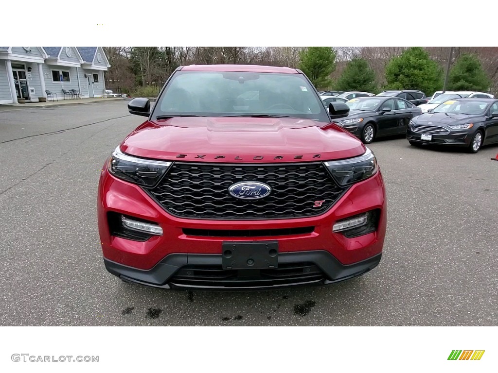 2021 Explorer ST 4WD - Rapid Red Metallic / Ebony photo #2