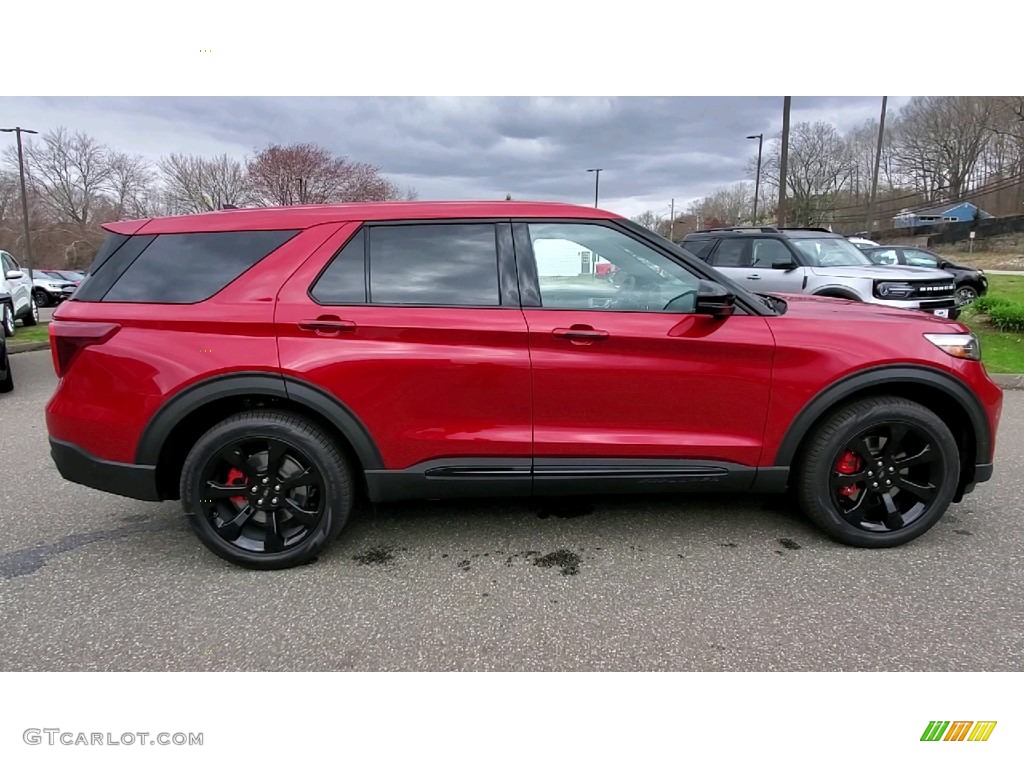 2021 Explorer ST 4WD - Rapid Red Metallic / Ebony photo #8