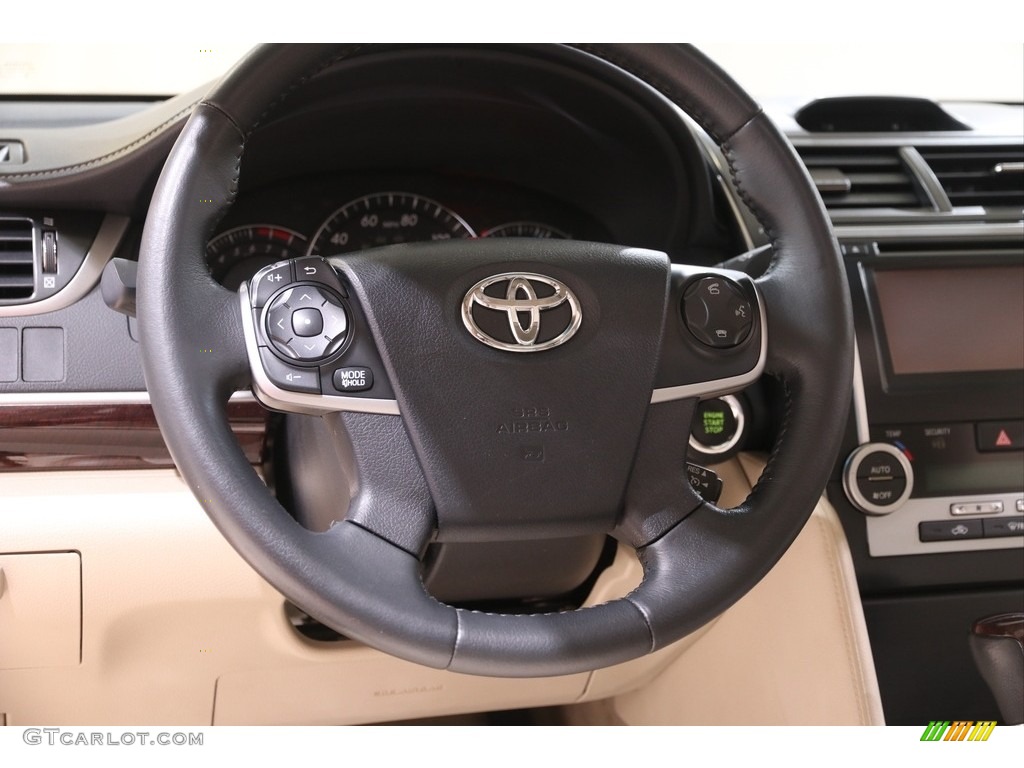 2013 Camry XLE - Barcelona Red Metallic / Ivory photo #7