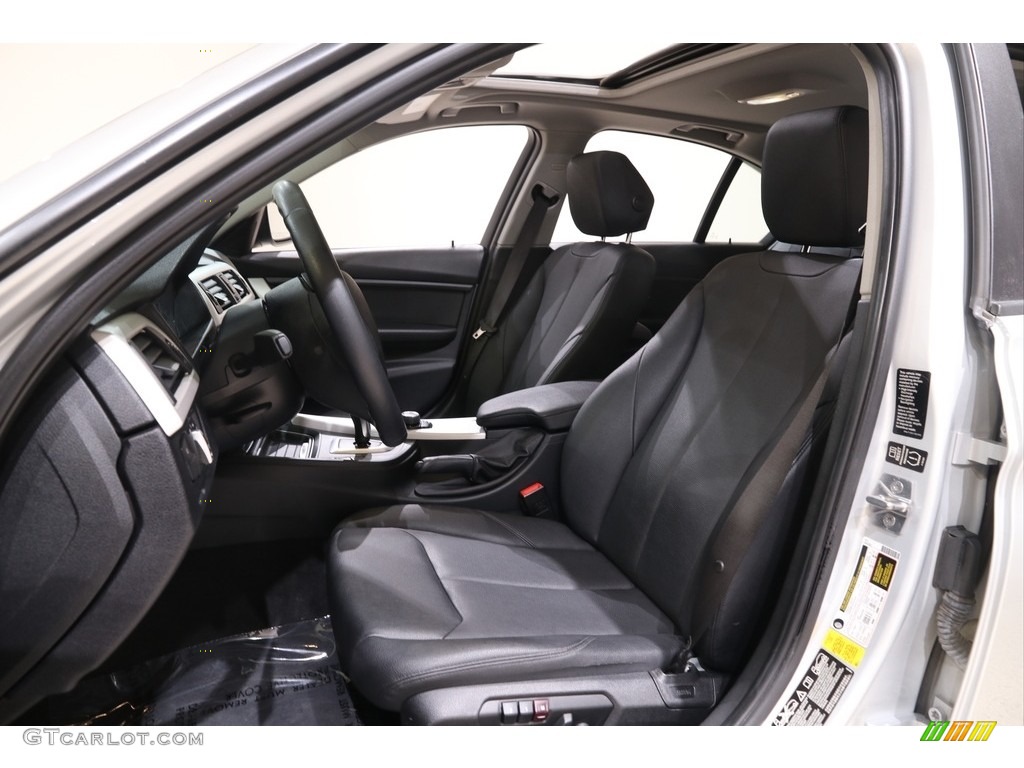 2014 3 Series 320i xDrive Sedan - Glacier Silver Metallic / Black photo #5