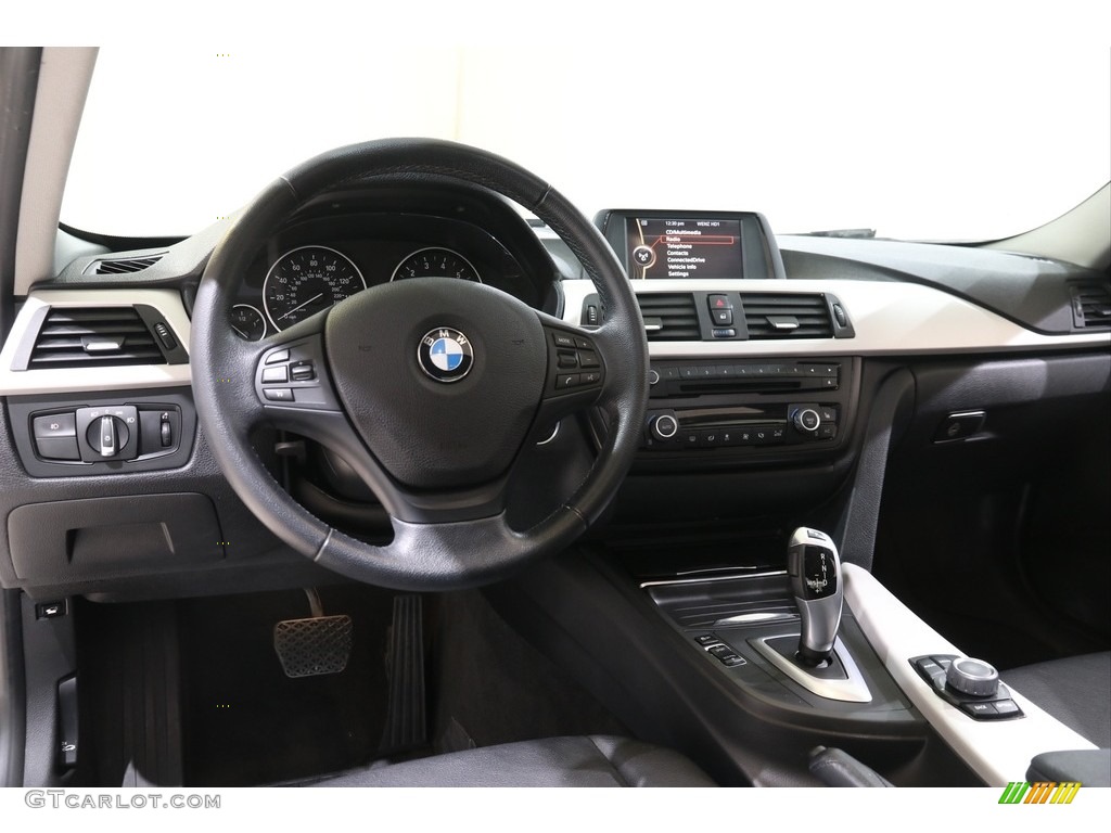 2014 3 Series 320i xDrive Sedan - Glacier Silver Metallic / Black photo #6