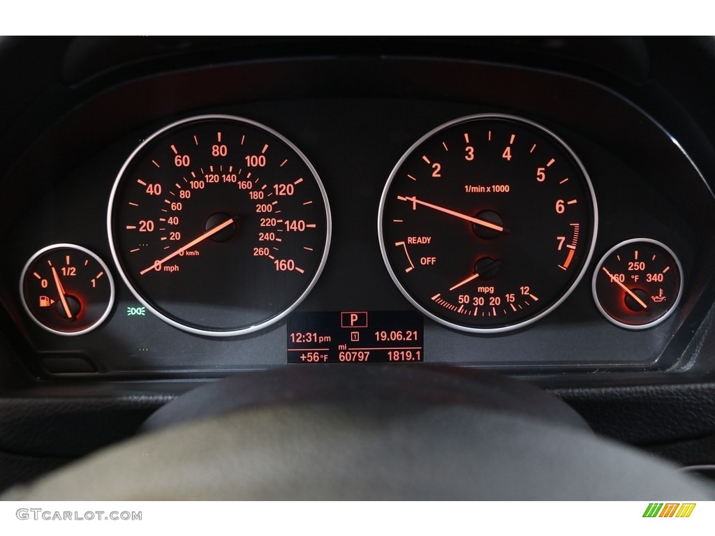 2014 3 Series 320i xDrive Sedan - Glacier Silver Metallic / Black photo #8