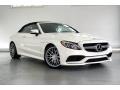 designo Diamond White Metallic 2017 Mercedes-Benz C 63 AMG Cabriolet Exterior