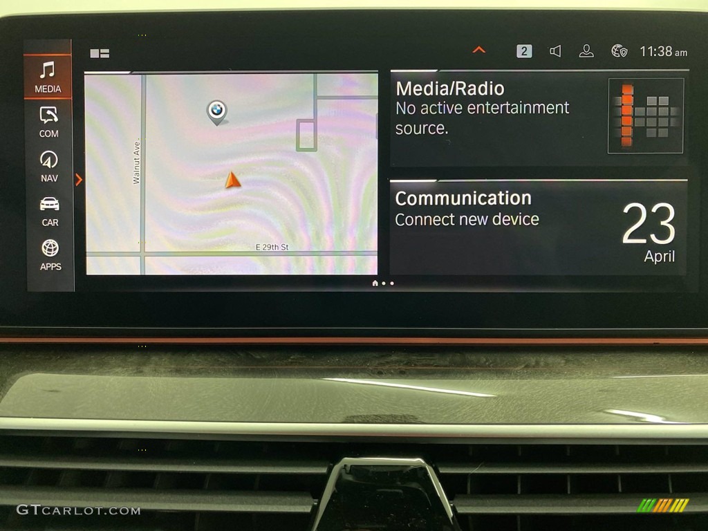 2021 5 Series 530i Sedan - Bernina Gray Amber Effect / Black photo #18