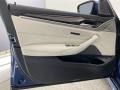 Ivory White 2021 BMW 5 Series M550i xDrive Sedan Door Panel