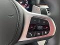 2021 BMW 5 Series Ivory White Interior Steering Wheel Photo