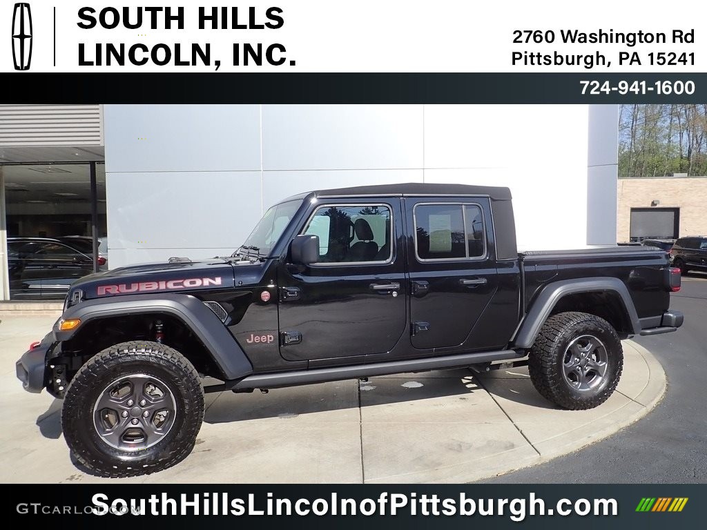 2020 Gladiator Rubicon 4x4 - Black / Black/Dark Saddle photo #1