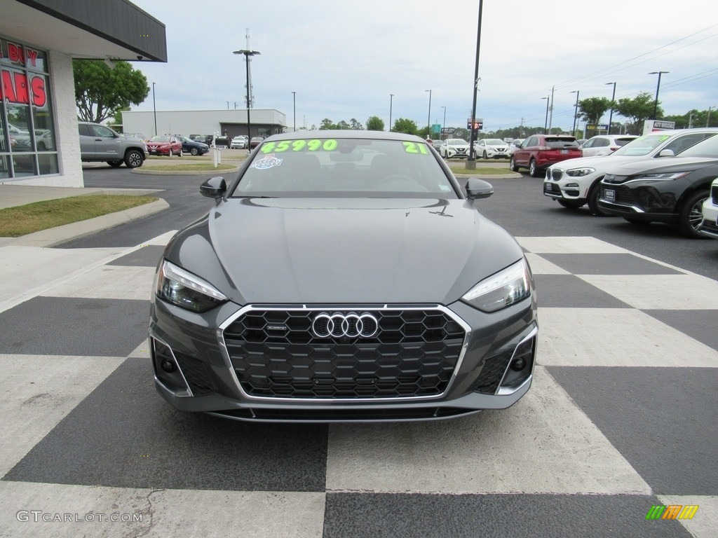 2021 A5 Sportback Premium Plus quattro - Daytona Gray Pearl Effect / Black photo #2