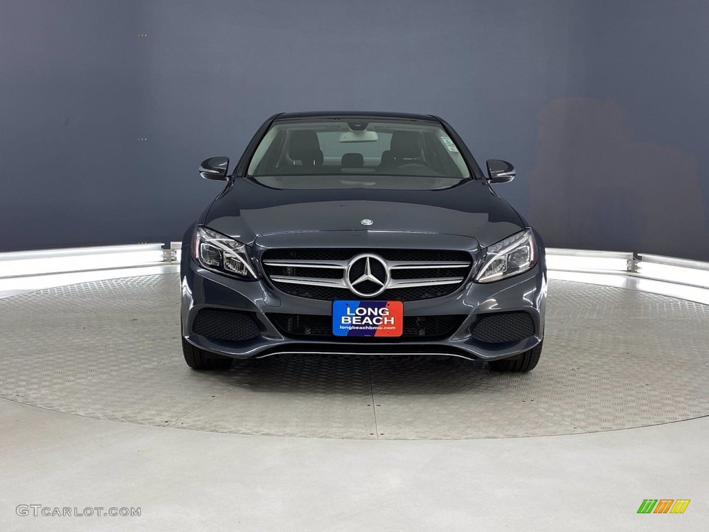 2015 C 300 4Matic - Steel Grey Metallic / Black photo #2