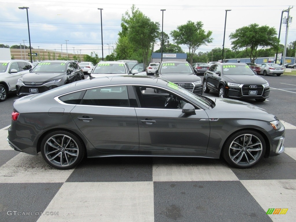 Daytona Gray Pearl Effect 2021 Audi A5 Sportback Premium Plus quattro Exterior Photo #141787375