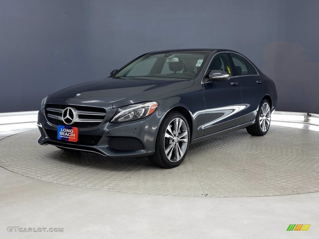 2015 C 300 4Matic - Steel Grey Metallic / Black photo #3