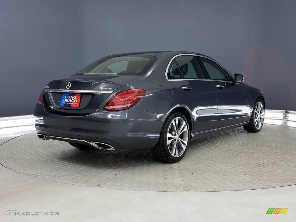 2015 C 300 4Matic - Steel Grey Metallic / Black photo #5