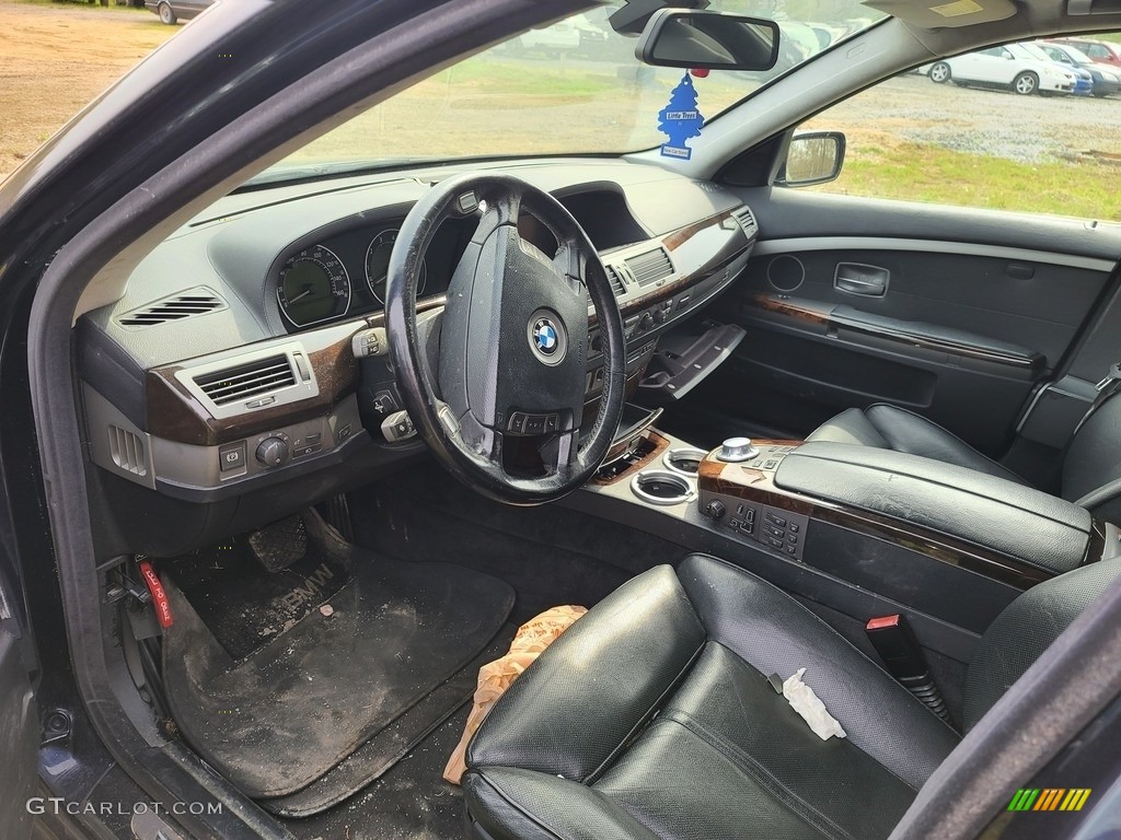 2004 7 Series 760Li Sedan - Orient Blue Metallic / Black/Black photo #7