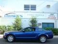 2005 Sonic Blue Metallic Ford Mustang V6 Deluxe Coupe  photo #1