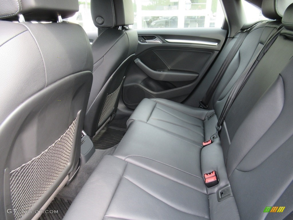 Black Interior 2020 Audi A3 2.0 Premium Photo #141789322