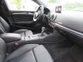 2020 Audi A3 Black Interior Front Seat Photo