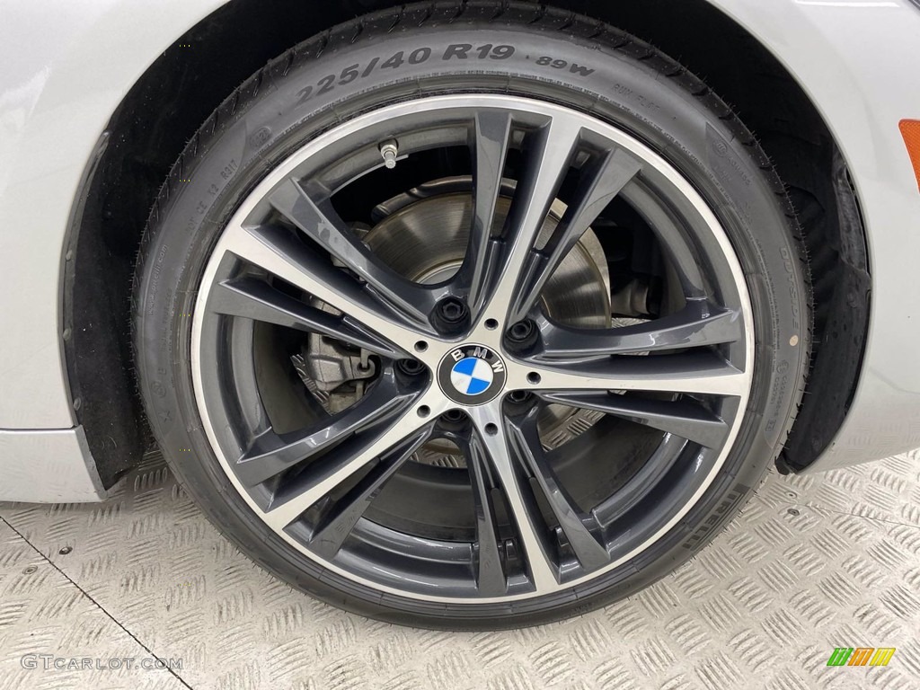 2018 4 Series 430i Gran Coupe - Glacier Silver Metallic / Black photo #6