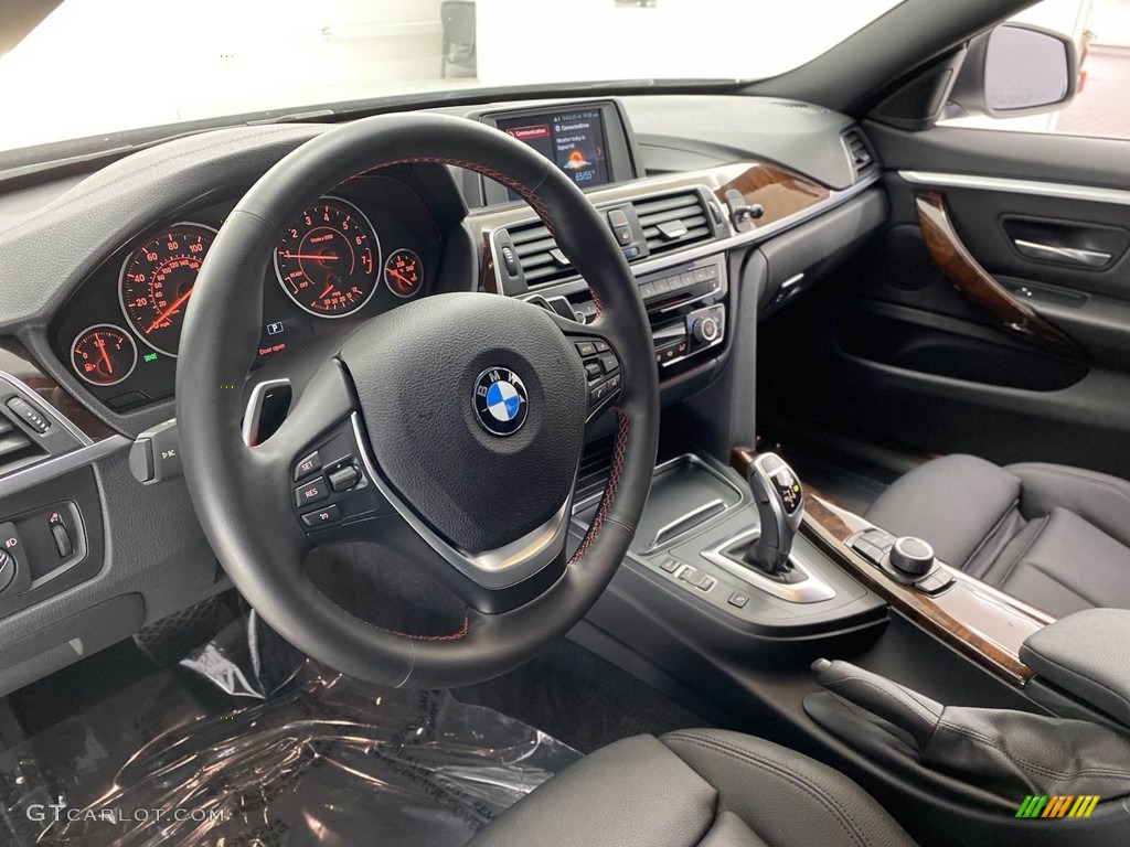 2018 4 Series 430i Gran Coupe - Glacier Silver Metallic / Black photo #16
