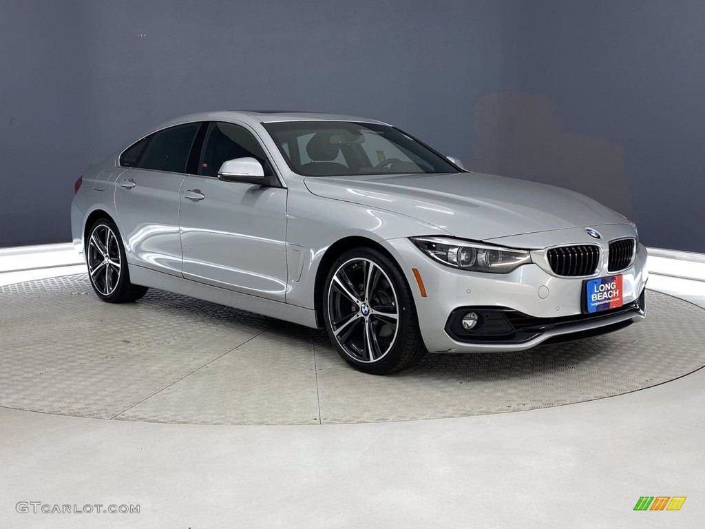 2018 4 Series 430i Gran Coupe - Glacier Silver Metallic / Black photo #38