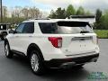 2021 Star White Metallic Tri-Coat Ford Explorer Hybrid Limited 4WD  photo #3