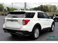 2021 Star White Metallic Tri-Coat Ford Explorer Hybrid Limited 4WD  photo #5