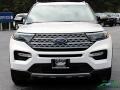 2021 Star White Metallic Tri-Coat Ford Explorer Hybrid Limited 4WD  photo #8