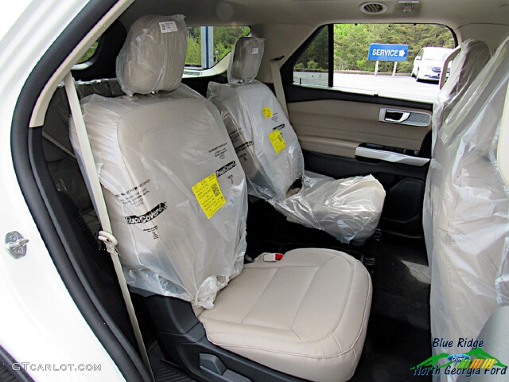 2021 Explorer Hybrid Limited 4WD - Star White Metallic Tri-Coat / Sandstone photo #13
