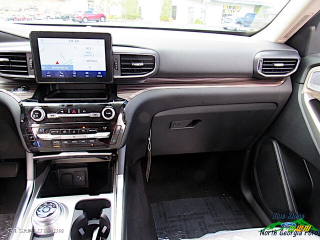 2021 Explorer Hybrid Limited 4WD - Star White Metallic Tri-Coat / Sandstone photo #18