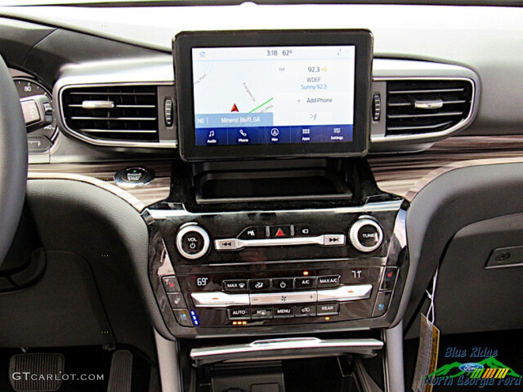 2021 Explorer Hybrid Limited 4WD - Star White Metallic Tri-Coat / Sandstone photo #20